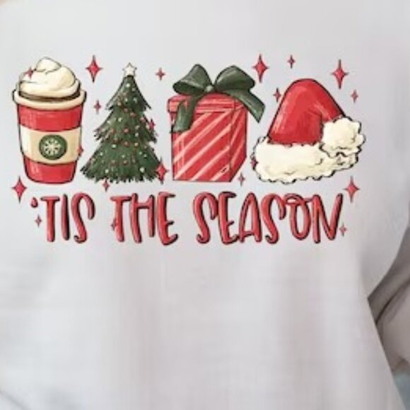 Tis The Season Sweatshirt Christmas Tis The Season Sweatshirt 90 - Picture 2 of 5